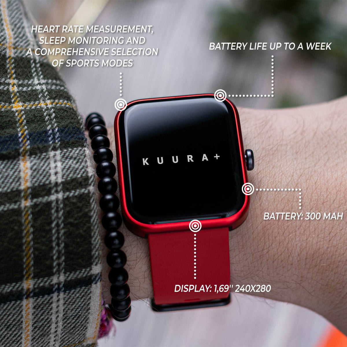 
              Kuura+ Smart Watch DO