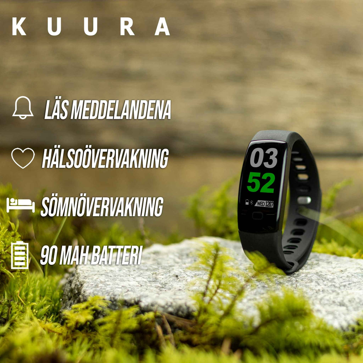 
              Kuura aktivitetsarmband A3