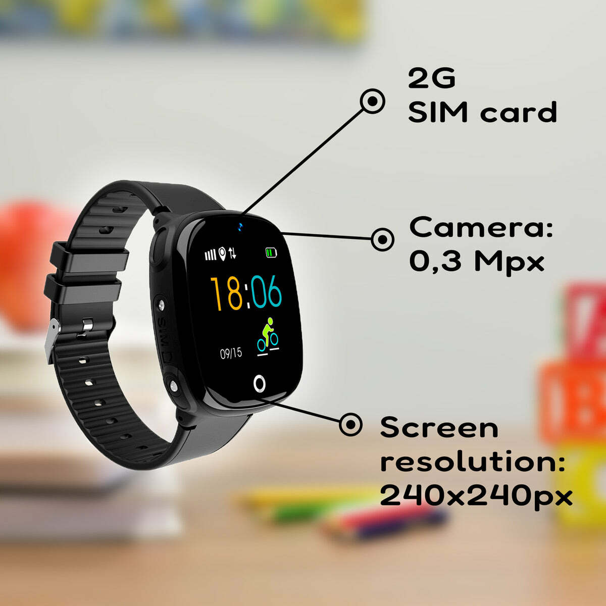 
              Kuura Kids Smart Watch K1