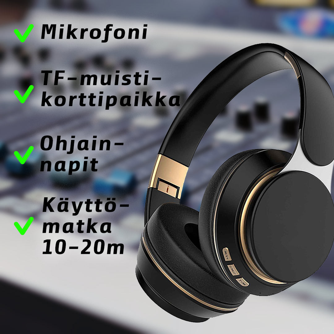 
              Kuura Bass langattomat kuulokkeet, Musta